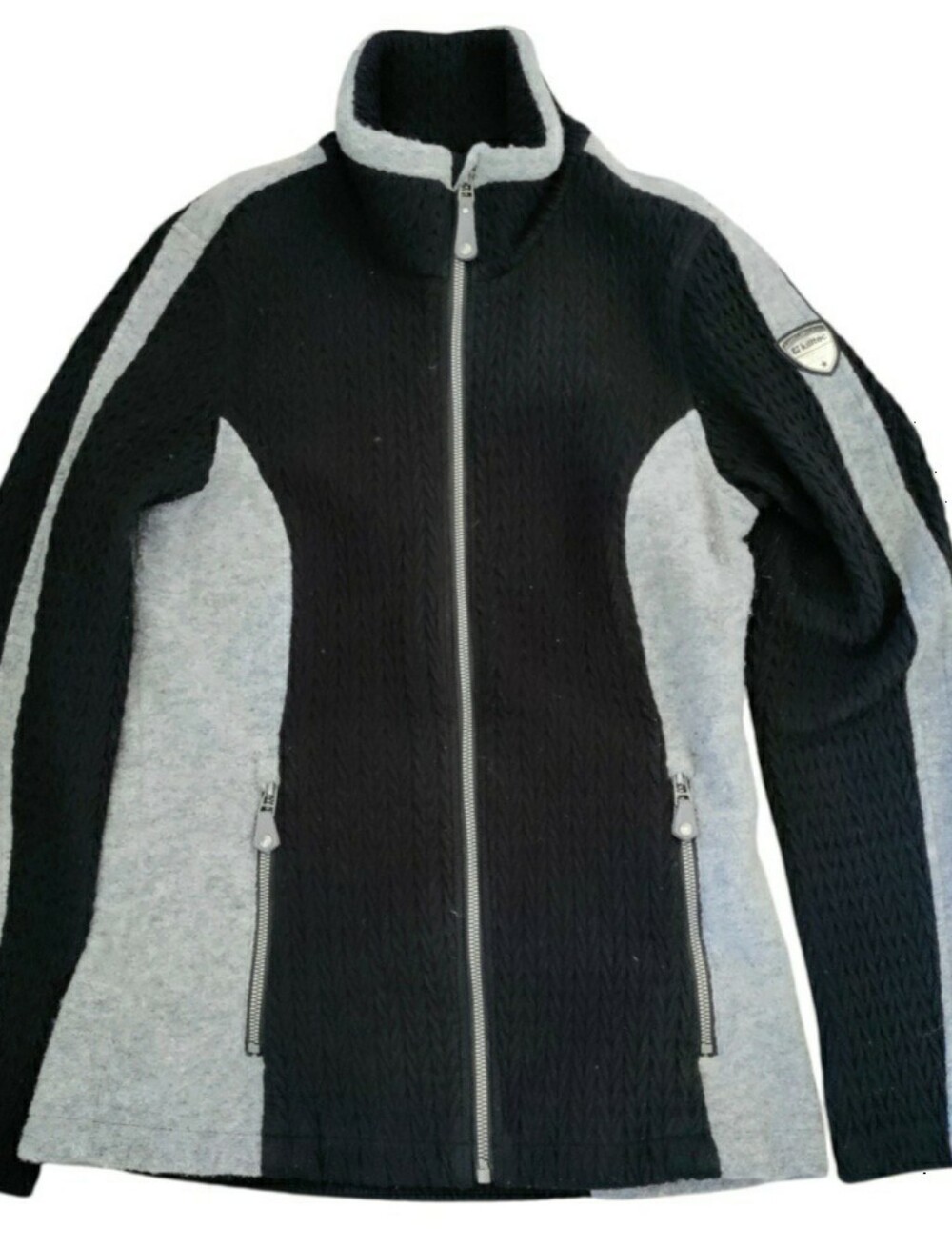 Killtec Wool Blend Zip Ski Jacket Knit Gorpcore Outdoor